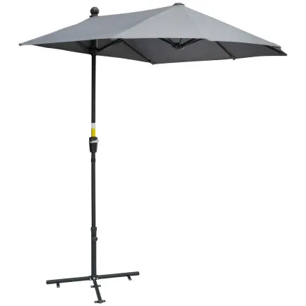 otsunny Demi-sombrilla con manivelle y ventilation