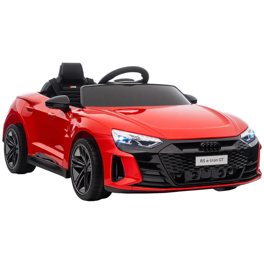 HOMCOM Voiture eléctrico niño con mando a distancia y musique – rojo