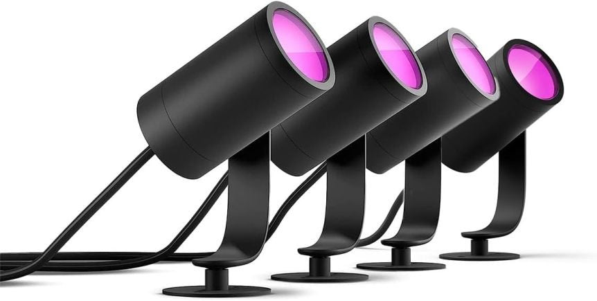 Philips Hue White & Color Ambiance Lily Spot de jardín – Extension para éclairage exterior d’ambiance