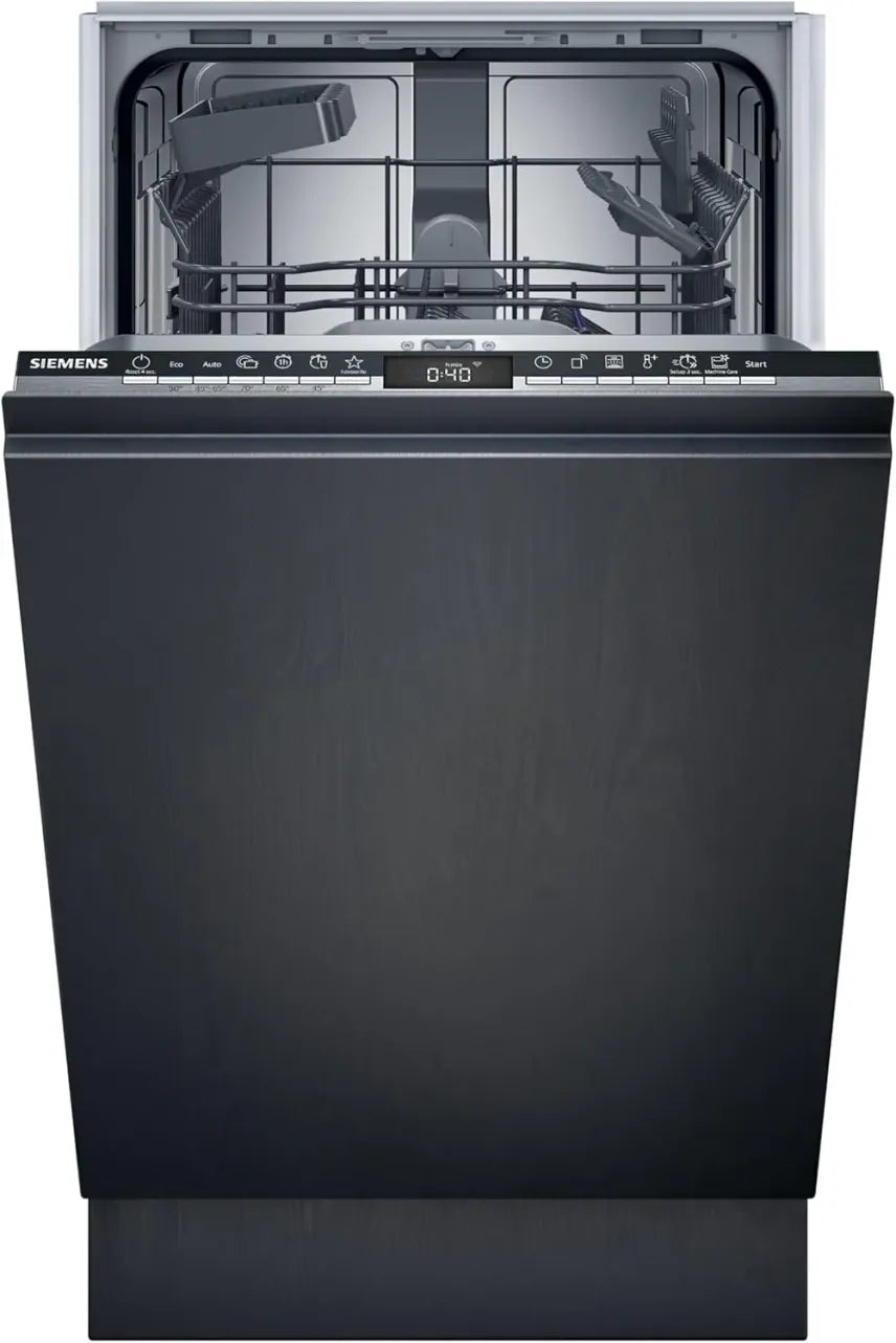 Siemens SR65YX08ME iQ500 lavavajillas intelligent tot intégrable 45 cm – Tiroir à coverdes, zéocamahe, extra silencioso, aquaStop, overdeure auto