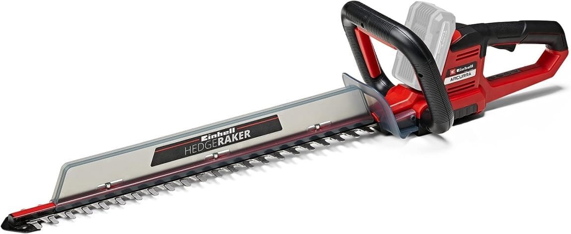 Einhell ARCURRA 18/55 Taille-haies inalámbrico Power X-Change – 18 V, lame 55 cm, écartement 18 mm, collecteur, asa avant étroite, sin batería
