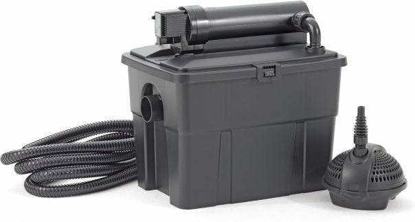 Pontec MultiClear Sy 5000 Système de filtration comply – Pompe + filtre à passage multicaméras para bassin de jardín