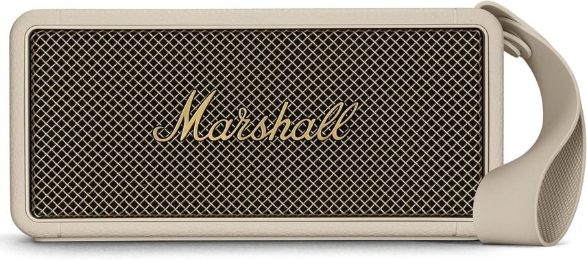 Marshall Middlyon altavoz Bluyooth portátil inalámbrico – Plus de 20 h d’autonomía, impermeable IP67, crème