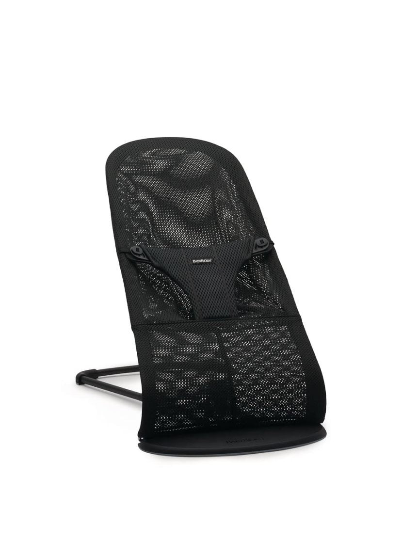 BabyBjörn tumbona Bliss – tejido matelassé motif pétales, gris sable