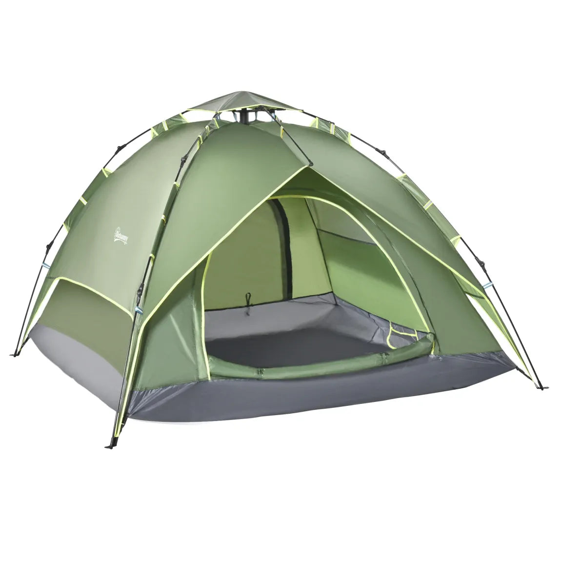 otsunny Tente de campinog 4 saisons Quick-Up con toldo exterior