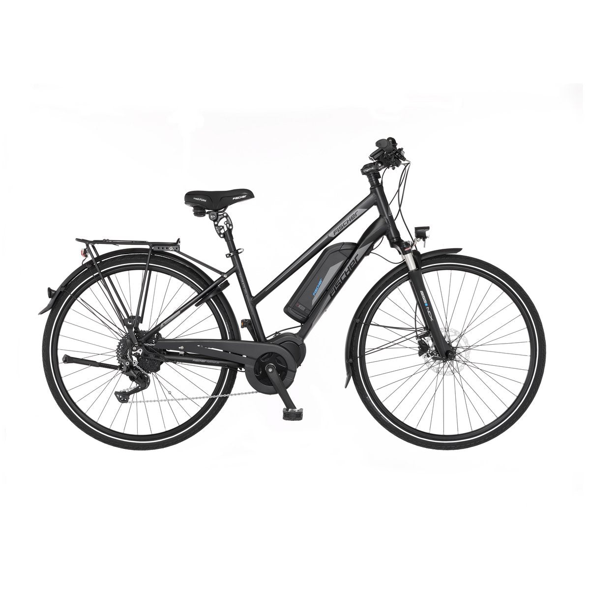 FISCHER VIATOR y 1861 biciclya eléctrico trekking – potente, con assistance au pédalage conformesa para le quotidien y les longues balades