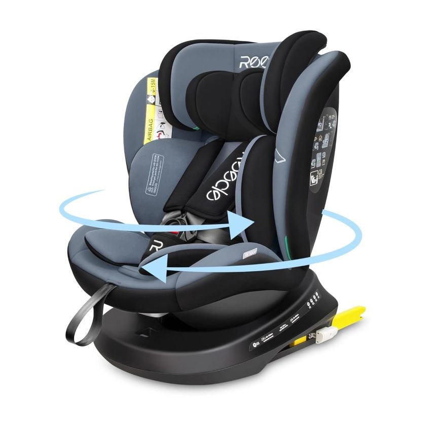 Reecle silla de coche i-Size pivotant 360° – 40–150 cm