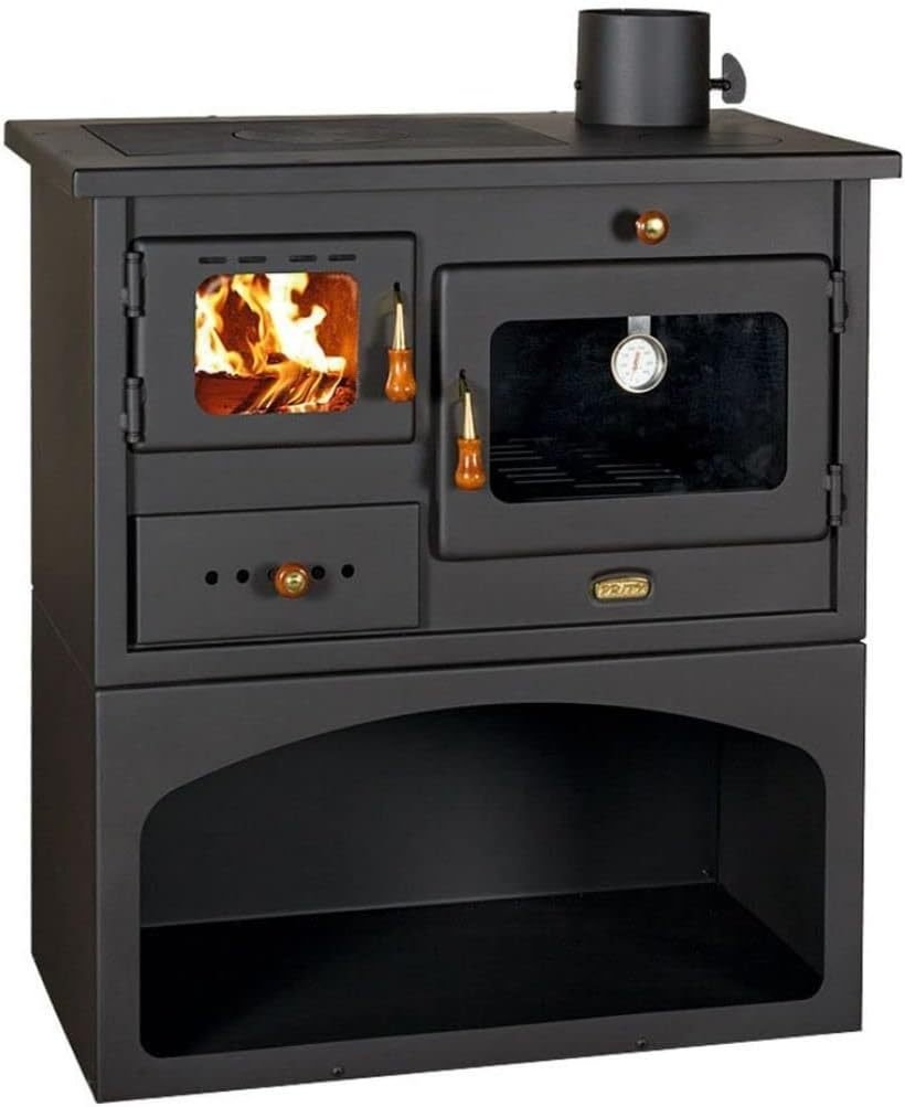 estufa à bois para combustible solide – potencia de calefacción 10 kW