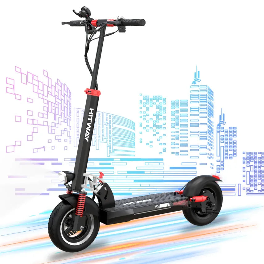 HITWAY HB24 patinye eléctrico con siège – Moteur 800 W, batería 48 V
