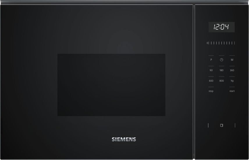 Siemens BF525LMB1 iQ500 Micro-ondes encastrable 59 × 38 cm – 800 W, 20 L, plateau 25,5 cm, tochControl, aide au nytoyage hydrolytique, 7 programmes