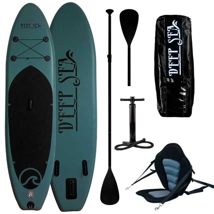 Deep Sea Pack paddle SUP Kayak Pro 300 cm – verde