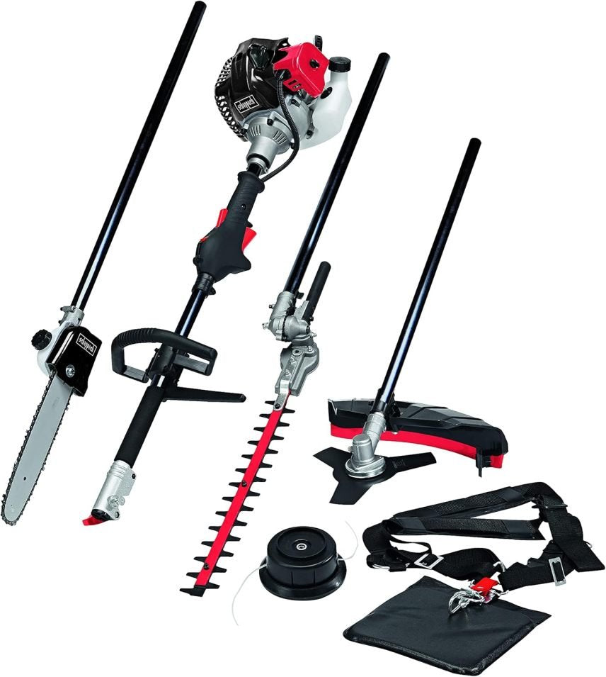 Scheppach MT33P otil de jardín thermique multifunción 4-en-1 – Cope-bordures, motmimbrera, desbrozadora y taille-haies, 1,22 ch, moteur