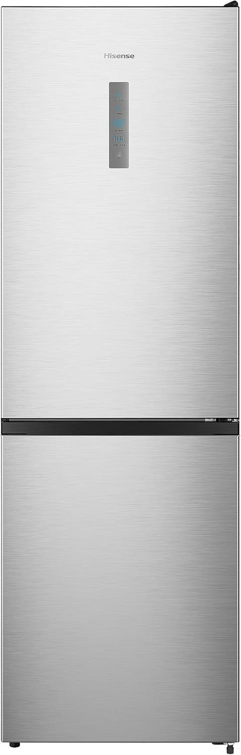Hisense RB327N4AD2 frigorífico-congélateur – NoFrostPlus, Multiflow 360°, HolidayMode, FreshZone, 182,4 cm, 171 L + 85 L, 41 dB, finition acero inoxidable