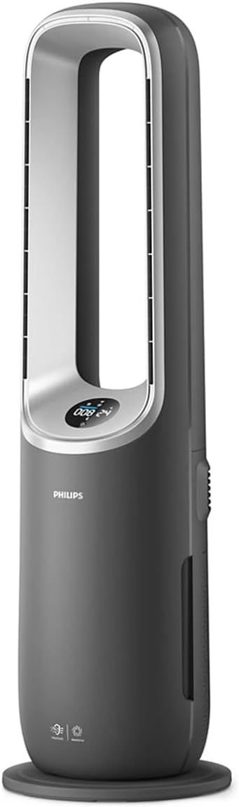 Philips Air Performer 2-en-1 – Purificateur d’air y ventilador, jusqu’à 70 m², élimine 99,97 % des allergènes/polluants, HEPA, capteurs