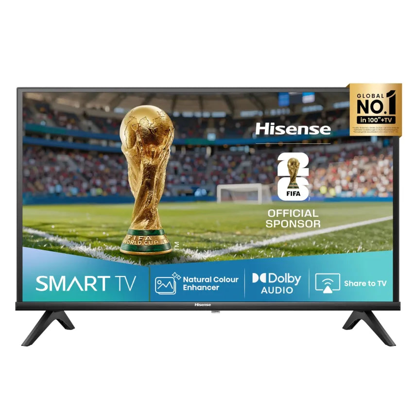 Hisense 40E4QT televisor 40 poces DLED Smart TV 2025 – Game Mode, AI Sports Mode, Dolby Audio, DTS Virtual:X, HDR10, HLG, Full HD, contraste élevé