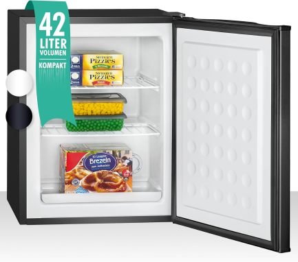 Bomann pequeño congélateur 42 L – 2 grilles amovibles, puerta réversible