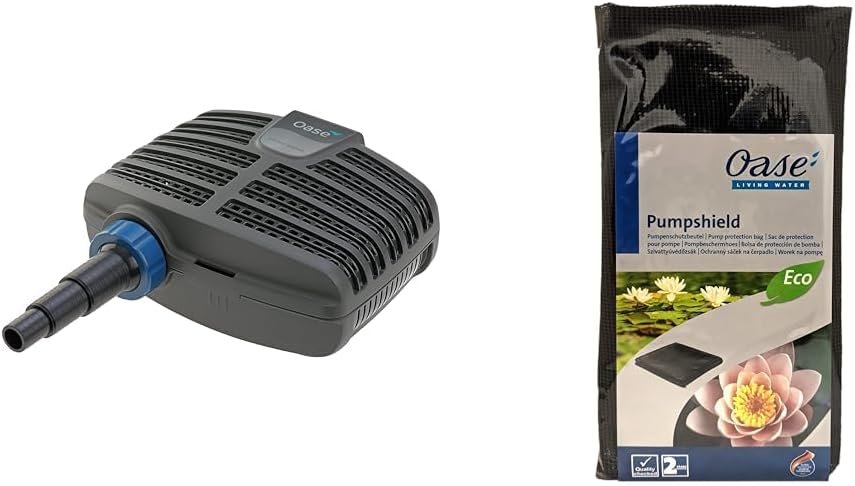 OASE 51096 AquaMax Eco Classic 5500 Pompe de filtration y ruisseau – Débit 5300 l/h, économe en énergie, para bassin y filtre