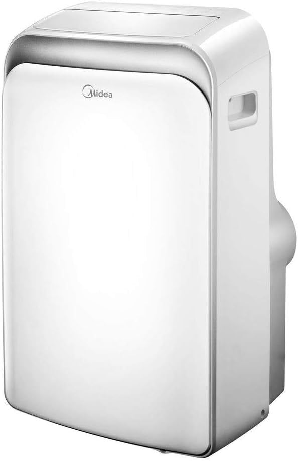 Midea aire acondicionado mobile MPD-12CRN7, 12 000 BTU / 3,5 kW – Refroidissement, ventilation y déshumidification, jusqu’à 117 m³ (43 m²), tuyau