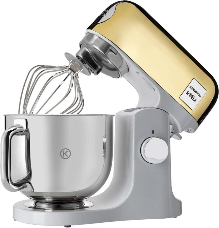 Kenwood kMix KMX750RD Robot de cocina 1000 W – Bol acero inoxidable 5 L, système de sécurité Safe-Use, corps myal, kit pâtisserie 3 piezas incluido