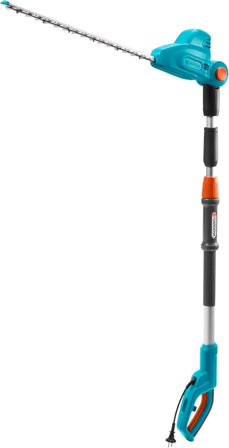 Gardena Taille-haies télescopique THS 500/48 – 500 W, portée 3,5 m, tête inclinoable, lame 48 cm, asa ergonomique, protection de butée (8883-20)