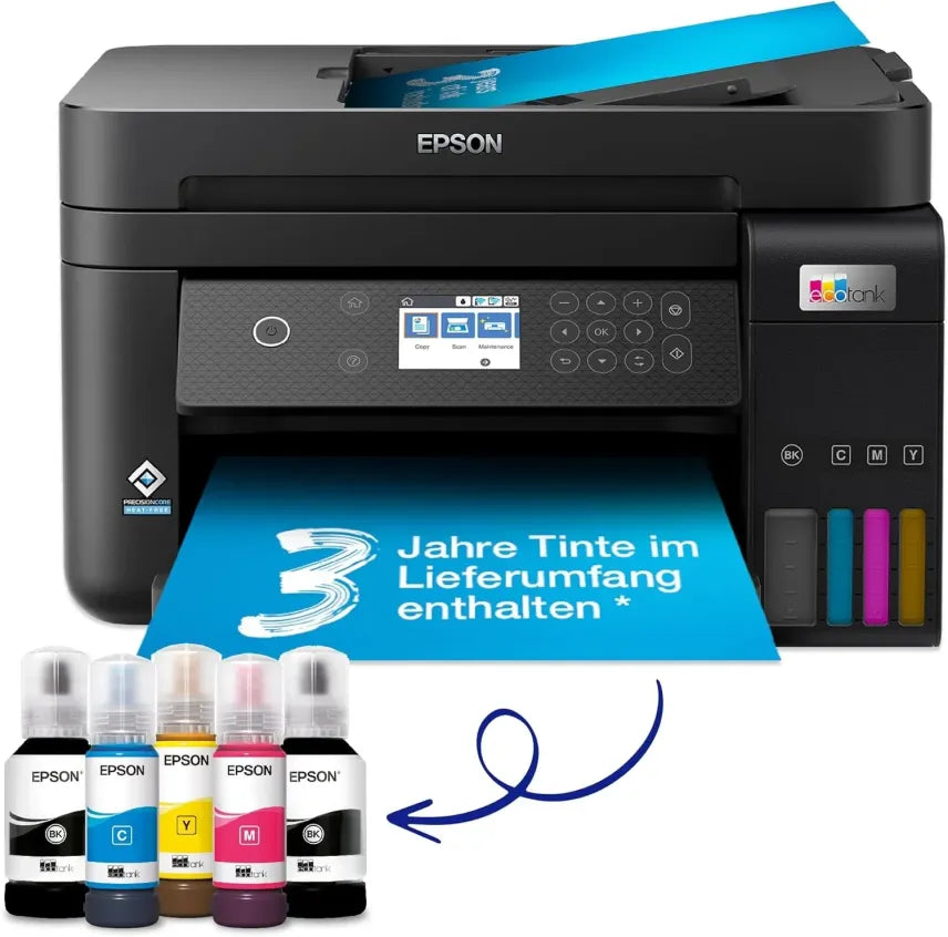 Epson EcoTank y-4800 impresora multifunción A4 Wi-Fi à depósitos d’encre, jusqu’à 3 ans d’encre incluido, negroe