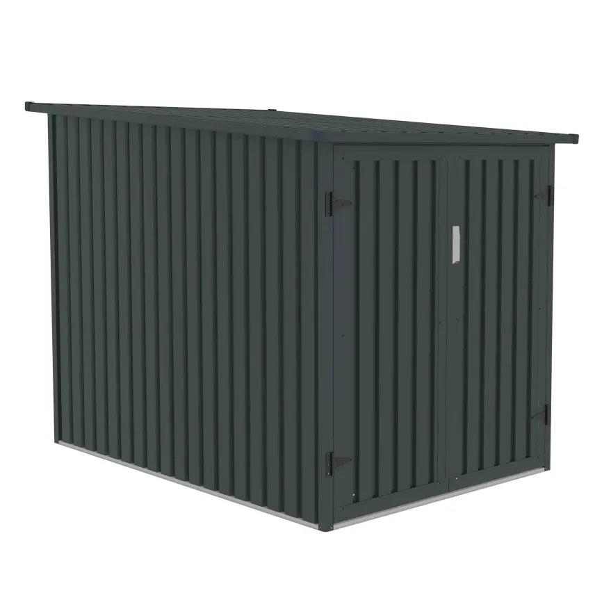 Fornorth Abri para deux biciclyas 142 × 198 × 157 cm, Gris oscuro