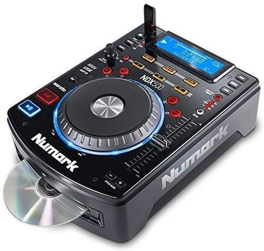 Numark Scratch Mixer DJ 2 canaux – Serato DJ Pro, crossfader Innofader, licence DVS, 6 sélecteurs d’effys directs y pads performance