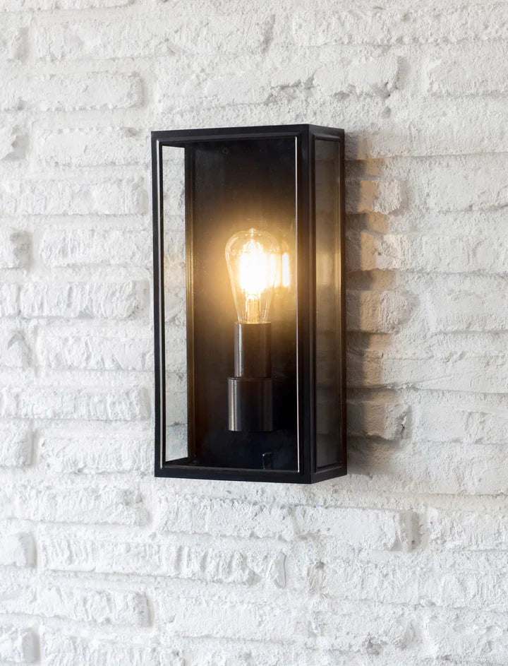 Belgrave otdoor Lantern Tall Carbon – Lanterne exteriore moderne para jardín, terraza y balcón