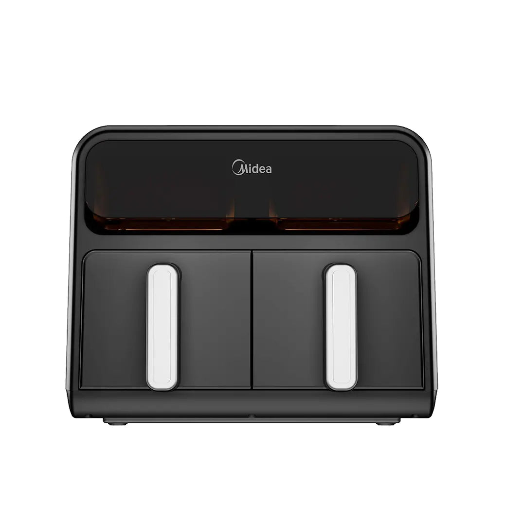 Midea Airfryer horno 8,4 QT 9-en-1 à doble zone – Deux zones de cuisson, 9 fonctions, grandee capacidad, negro
