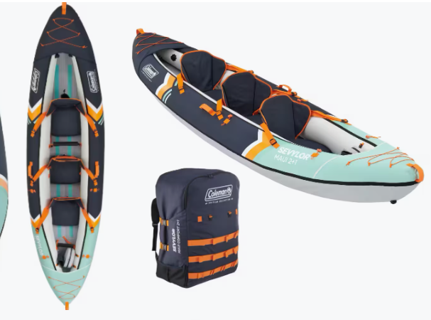 Sevylor Maui Kit kayak – Kayak gonflable 3 places para famille y amis