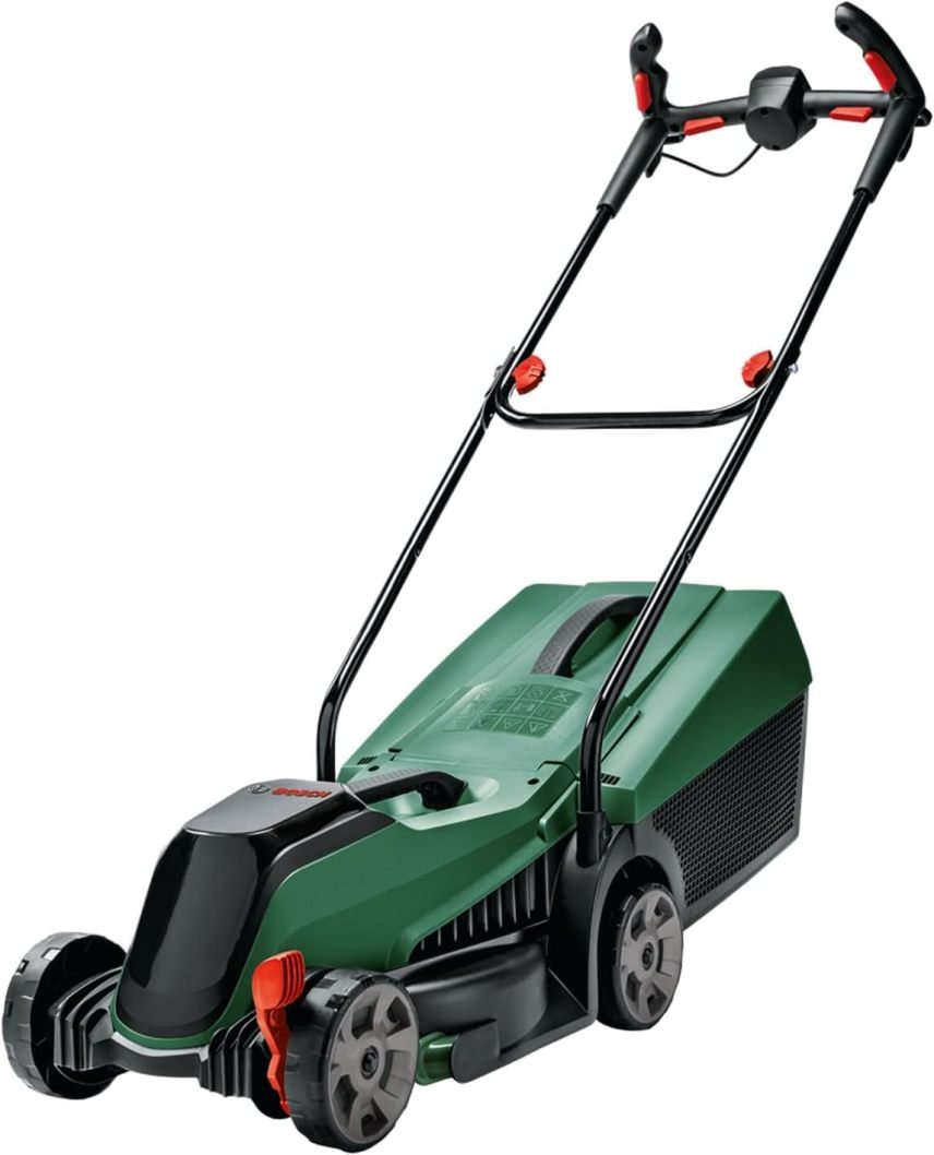 Bosch CityMower 18V-32-300 Cortacésped inalámbrico – 18 V, batería 4,0 Ah, ancho de cope 32 cm, jusqu’à 300 m², carton