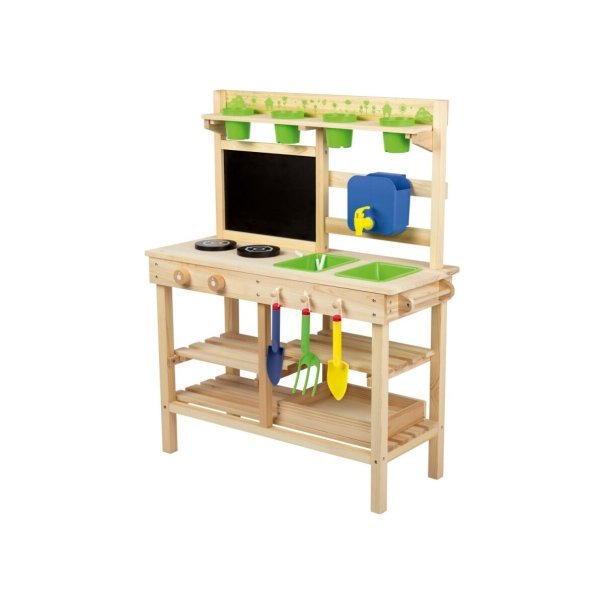 Playtive Cuisine exteriore niño de madera massif – Construction smesa