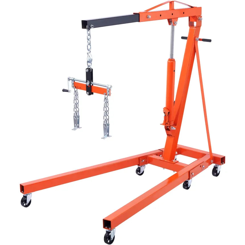BENTISM Grue d’atelier plegable 2 T – capacidad 4400 lb/2 tonnes, con niveau à bulle, construction robuste