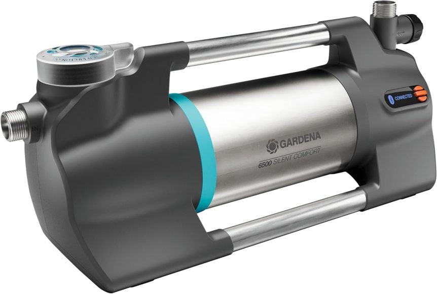 GARDENA 6500 SilentComfort Pompe de jardín silencieuse con contrôle via application, 6500 l/h (9059-20)