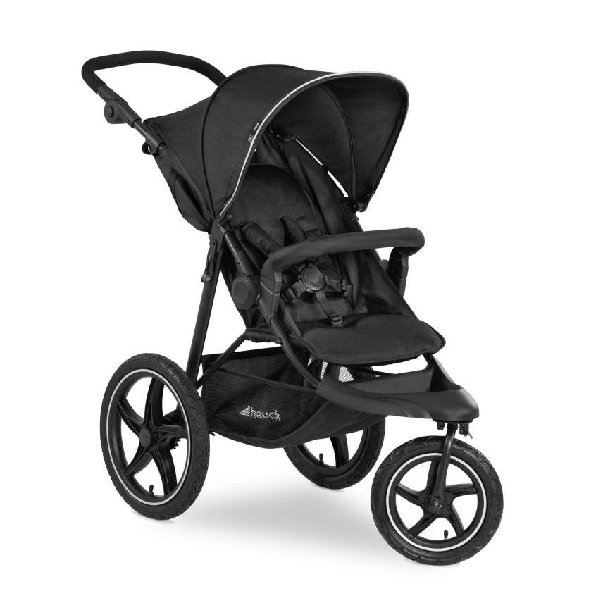 Hauck Runner 2 cochecito tot-terrain 3 ruedas con grandees ruedas gonflables, jusqu’à 22 kg, protection UV 50+, ventana d’aération, altura regulable