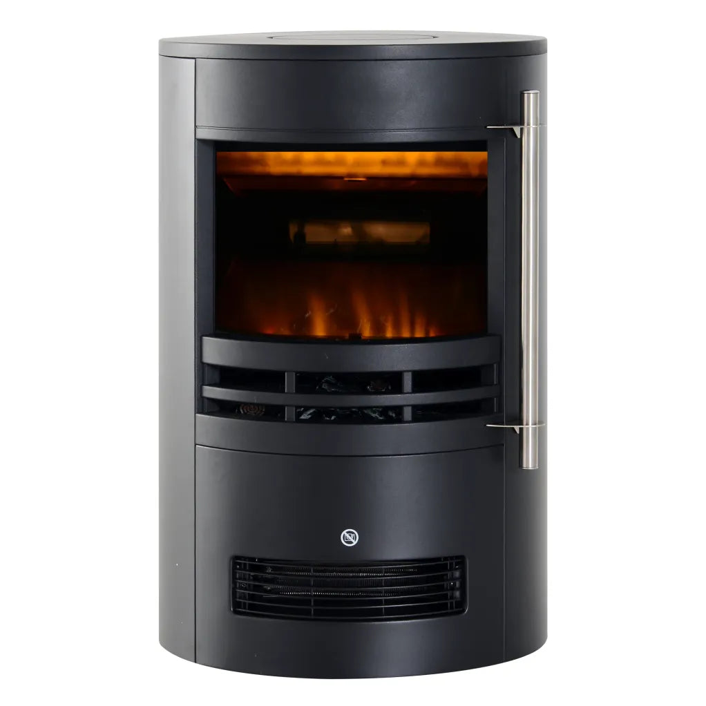 HOMCOM chimenea eléctrico con effy flammes y 2 niveaux de calefacción