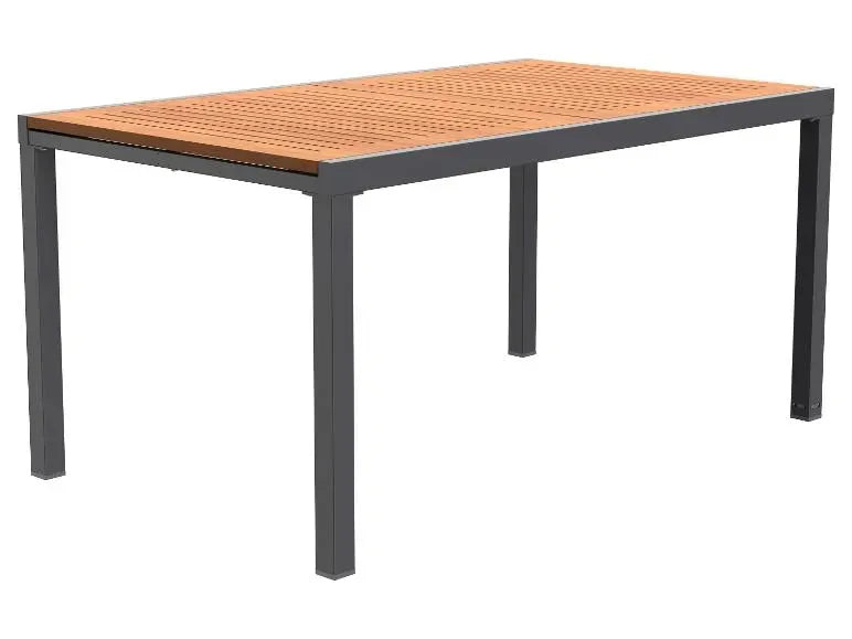 mesa de jardín aluminio Valencia extensible – Marron