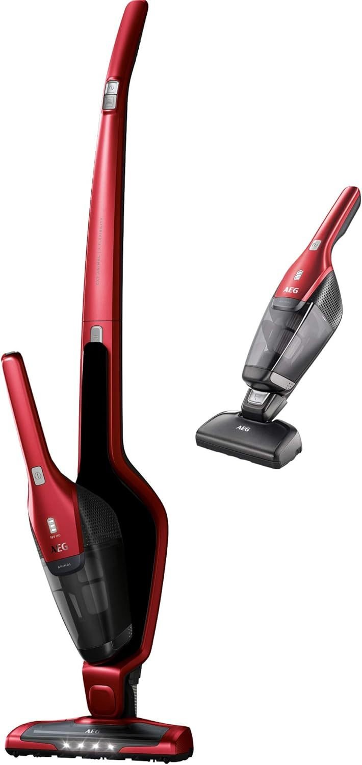 AEG Ergorapido CX7-2-45AN aspiradora inalámbrico 2-en-1 – sin bolsa, brosse animaux, jusqu’à 45 min, autonome, articulation 180°, nytoyage brosse, LED