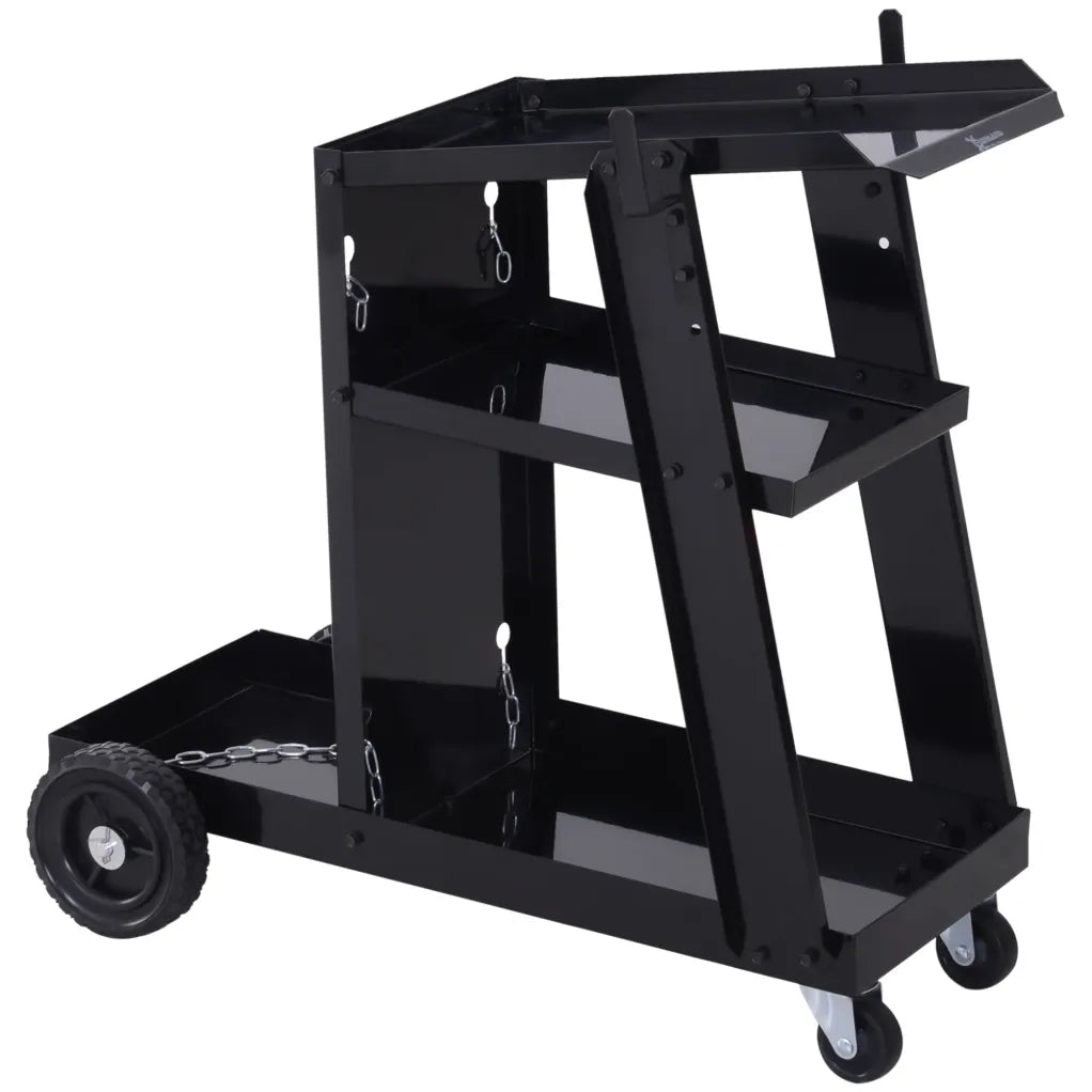Durhand Chariot de sodage/Carro de taller à ruedas – 3 niveaux
