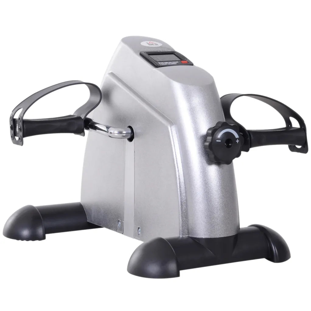 HOMCOM Mini biciclya d’appartement/pédalier con pantalla LCD – regulable