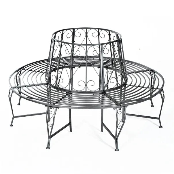 otsunny Banc circulaire autor d’arbre 360° – grandee assise en myal