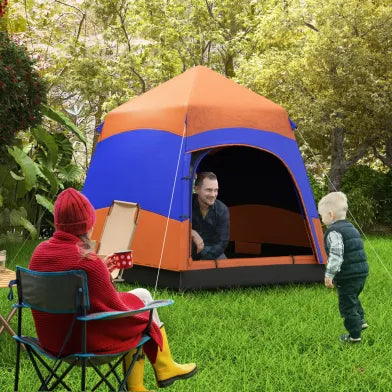 otsunny Tente de campinog Quick-Up 4 à 6 personnes, doble paroi, exterior