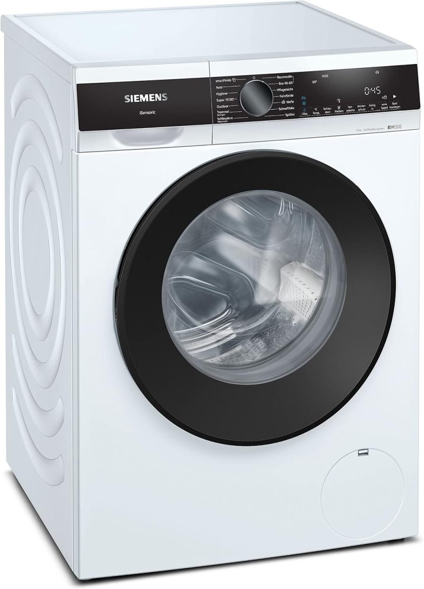 Siemens WM14N223 iQ300 lavadora frontal 7 kg, 1400 tr/min, speedPack L, pantalla LED, programme otdoor, blanco, 60 cm