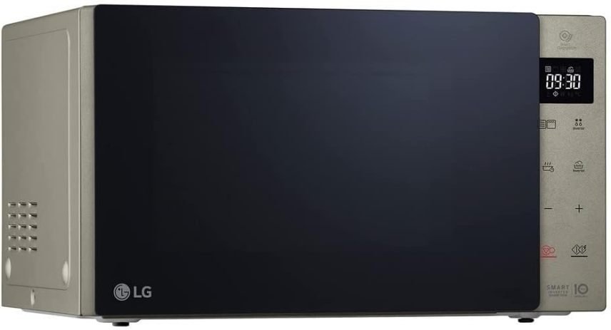 LG MH6535GIS Micro-ondes con technologie Inverdeer y gril quartz, 25 L, 1000 W, programmes automáticos, niveaux de potencia regulables
