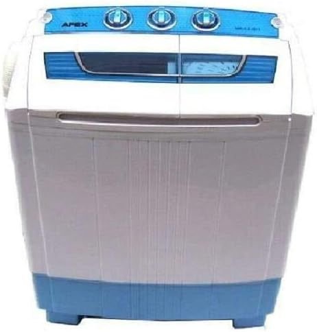 D+L GmbH Mini lavadora 5,2 kg con essorage – 2-en-1, chargement par le dessus, pompe, idéal campinog