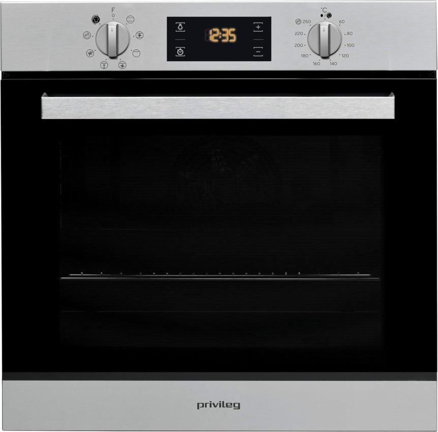Privileg PBWR6 OH5F IN horno encastrable classe A, 71 L, nytoyage hydrolyse, chaleur tornante multifunción, 7 fonctions