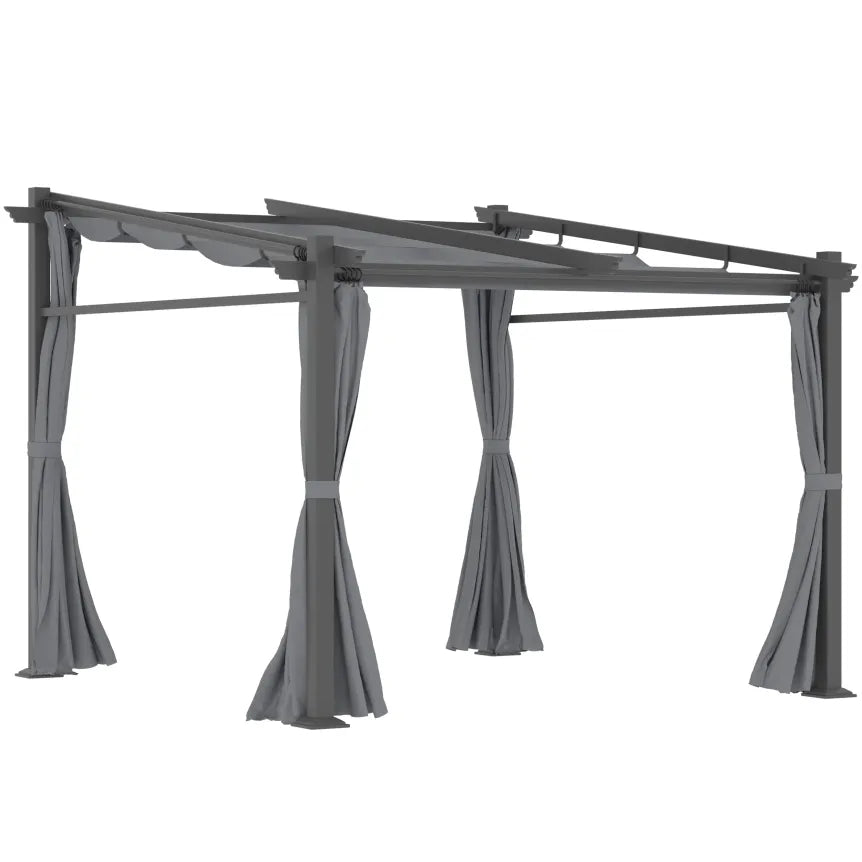 otsunny Pergola con techo rétracmesa y système à corde