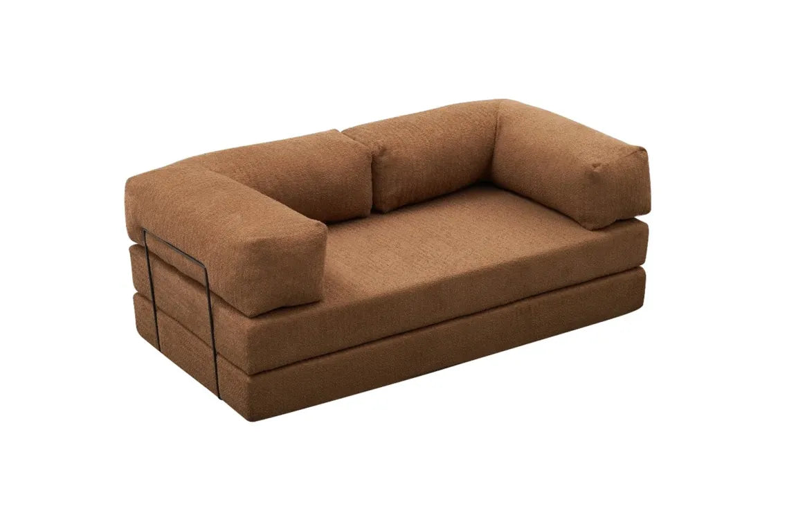 sofá 3 places Comfort – Marron