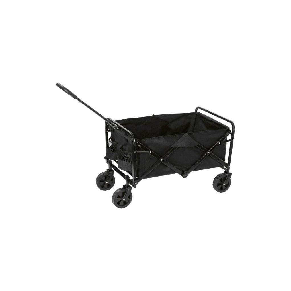 EASYmaxx Chariot plegable compacto, negro