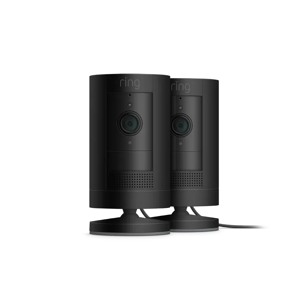 lote de 2 caméras exteriores sur secteur Stick Up Cam Plug-In – negro